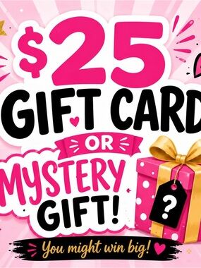 $25 Poshmark gift card or mystery givvy